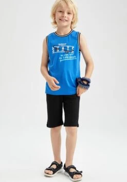 DeFacto Regular Fit- Top - Blue