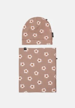 Beanie Unisex Set - Sjaal - Taupe