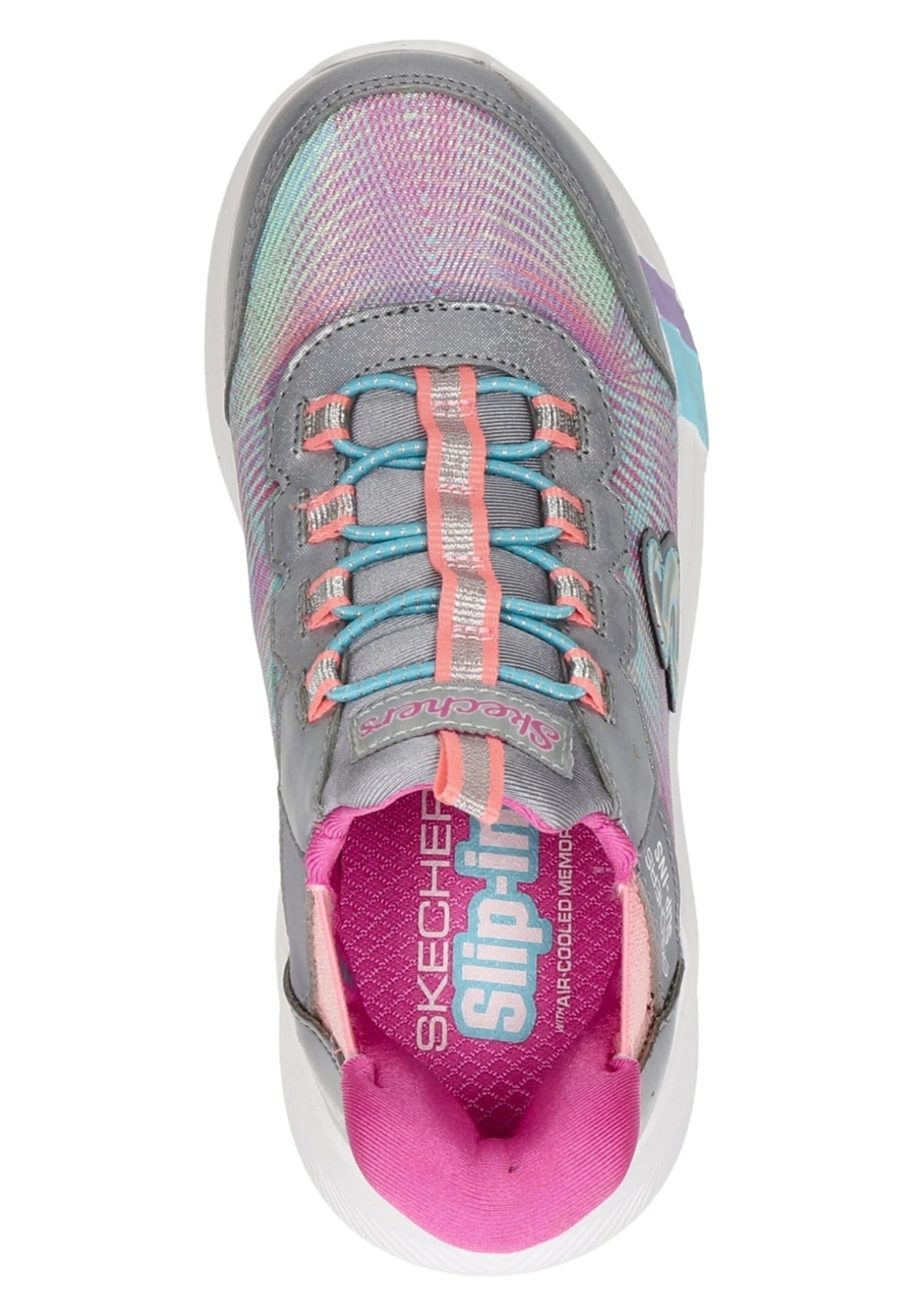 Skechers Dream Lights Slip-In- Sneakers Laag - Zilver 4 Skechers Dream Lights Slip-In- Sneakers Laag - Zilver - Afbeelding 2