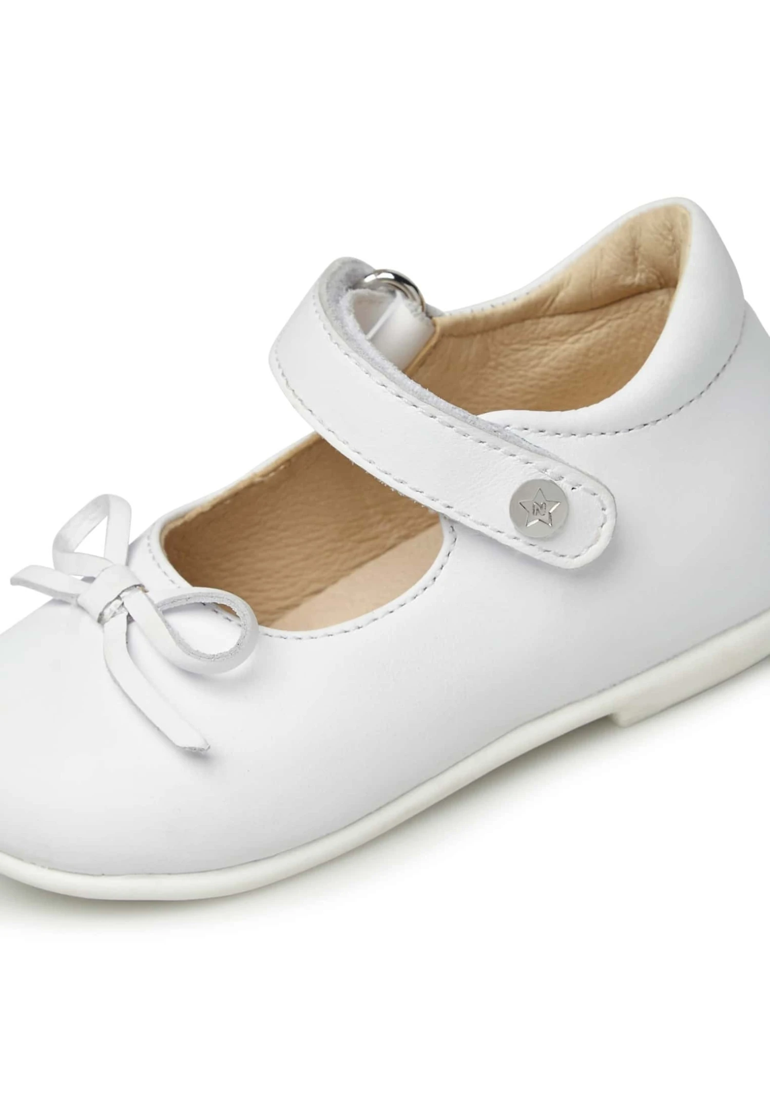 Naturino Ballet - Ballerina'S Met Enkelbandjes - Weiß Braun 8 Naturino Ballet - Ballerina'S Met Enkelbandjes - Weiß Braun - Afbeelding 6