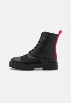 Algemene Winkel Voor Kindermode 4 DKNY Ankle Boots - Veterboots - Black