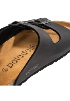 Korfu - Pantoffels - Schwarz Silber -Algemene Winkel Voor Kindermode 39c24ec697284a249fa2d7cae81586df