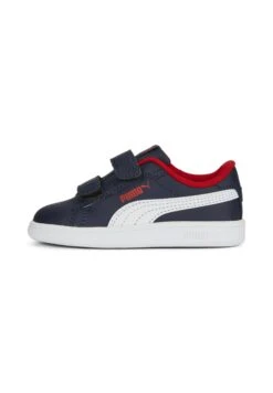 Puma Smash 3.0 V- Sneakers Laag - Navy White For All Time Red