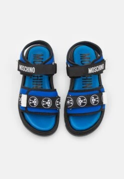MOSCHINO Unisex - Sandalen - Indigo/Black/White -Algemene Winkel Voor Kindermode 3f534cd87ba946a5bbb95875634c24ee