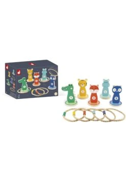 Janod Verjaardagsspel-Ringen Gooien Dieren - Speelgoed - Multi Coloured -Algemene Winkel Voor Kindermode 4dc6dbd1c6824a499b187277d33dd209