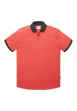 Tom Tailor Mit Colour Blocking - Poloshirt - Plain Red