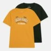 Jack & Jones Junior Jjelogo Tee Neck 2 Pack - T-Shirt Print - Mountain View/Gold -Algemene Winkel Voor Kindermode 5808807e5e4b488487143a61903059c3
