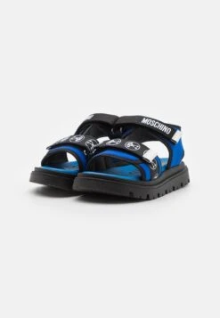 MOSCHINO Unisex - Sandalen - Indigo/Black/White -Algemene Winkel Voor Kindermode 73f996fb4d8f4999be394172d0590f37