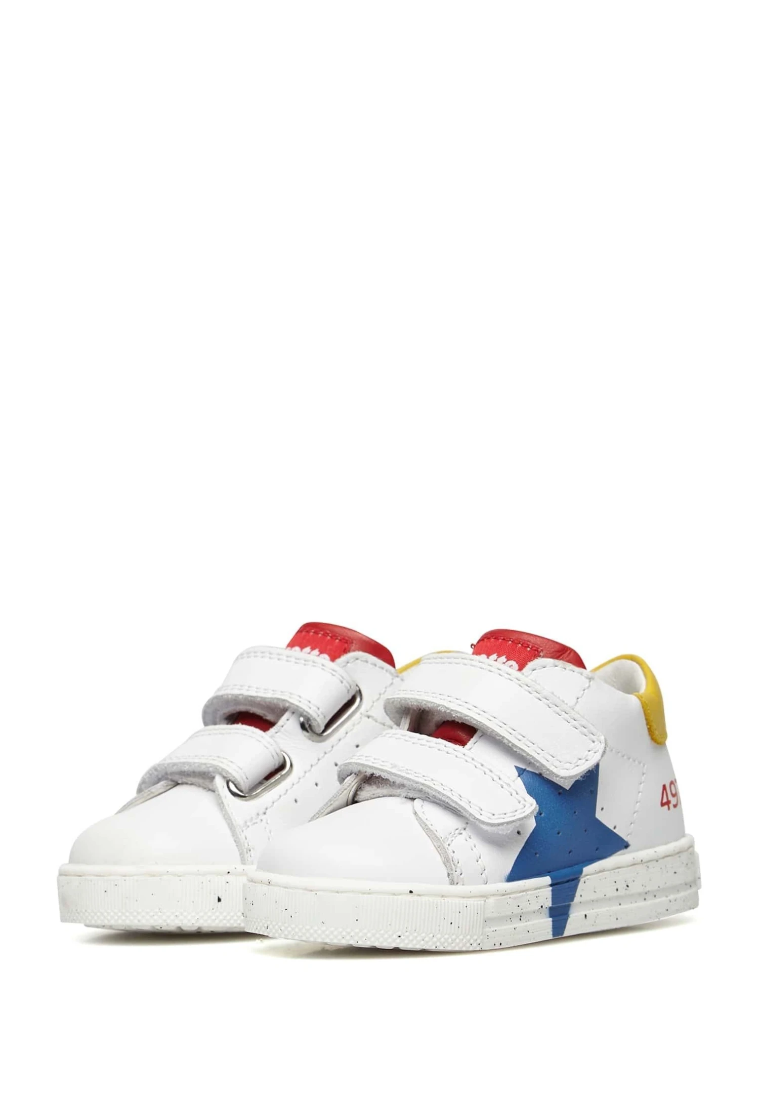 Salazar Vl - Sneakers Laag - Weiß Blau Gelb 4 Salazar Vl - Sneakers Laag - Weiß Blau Gelb - Afbeelding 2