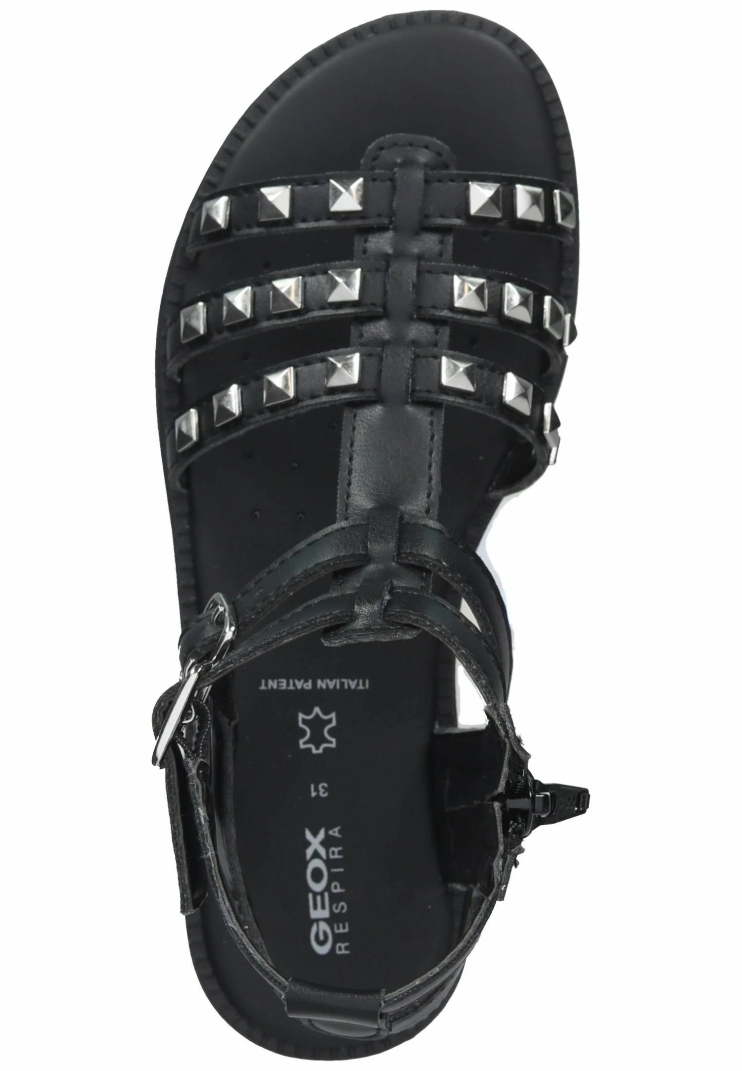 Geox Sandalen Met Enkelbandjes - Schwarz 5 Geox Sandalen Met Enkelbandjes - Schwarz - Afbeelding 3