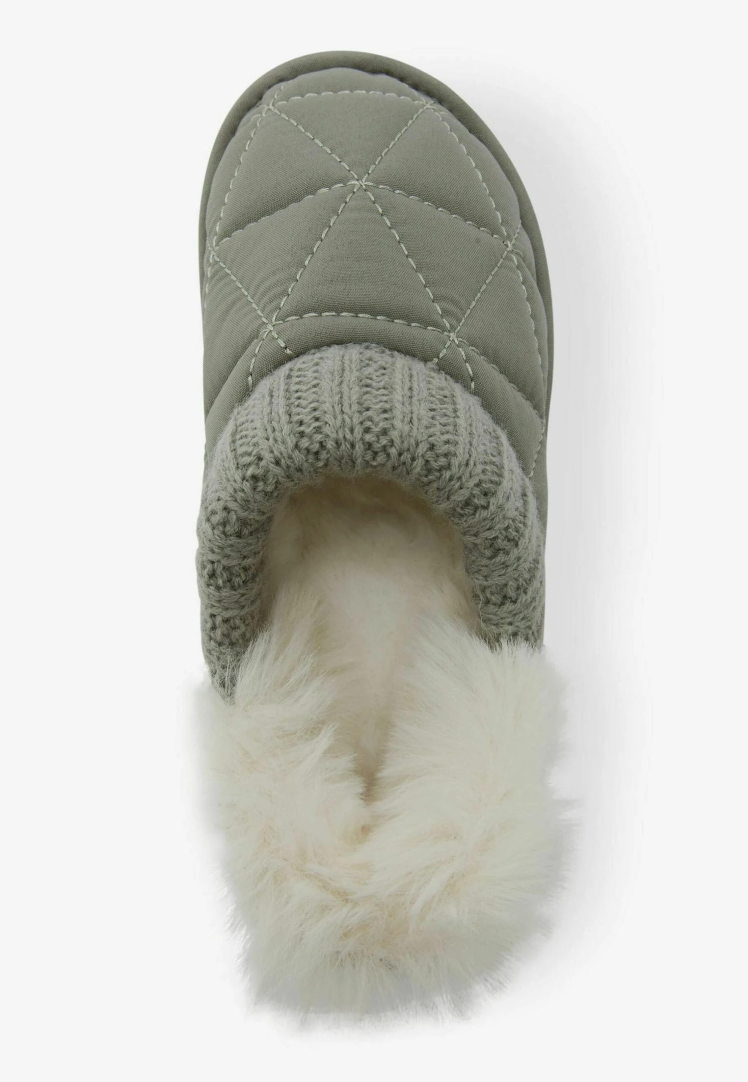 Next Quilted Cosy Lined- Pantoffels - Sage Green 5 Next Quilted Cosy Lined- Pantoffels - Sage Green - Afbeelding 3