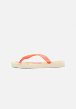 Havaianas Flip Flop Kids Flores - Teenslippers - Beige/Neon Pink