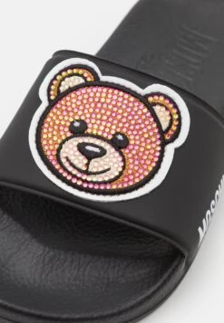 MOSCHINO Unisex - Muiltjes - Black -Algemene Winkel Voor Kindermode bbc673a4db3944f8b0ff55090ffc3667