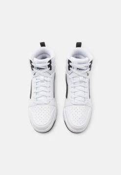 Puma Rebound V6 Mid Jr Unisex - Sneakers Hoog - White/Black 11 Puma Rebound V6 Mid Jr Unisex - Sneakers Hoog - White/Black -Algemene Winkel Voor Kindermode bdd19611f6564a4e969fa99d19cfae05