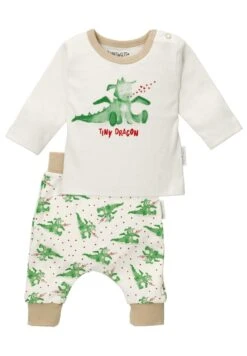 Algemene Winkel Voor Kindermode 31 2Tlg Set - Trainingsbroek - Grün Beige