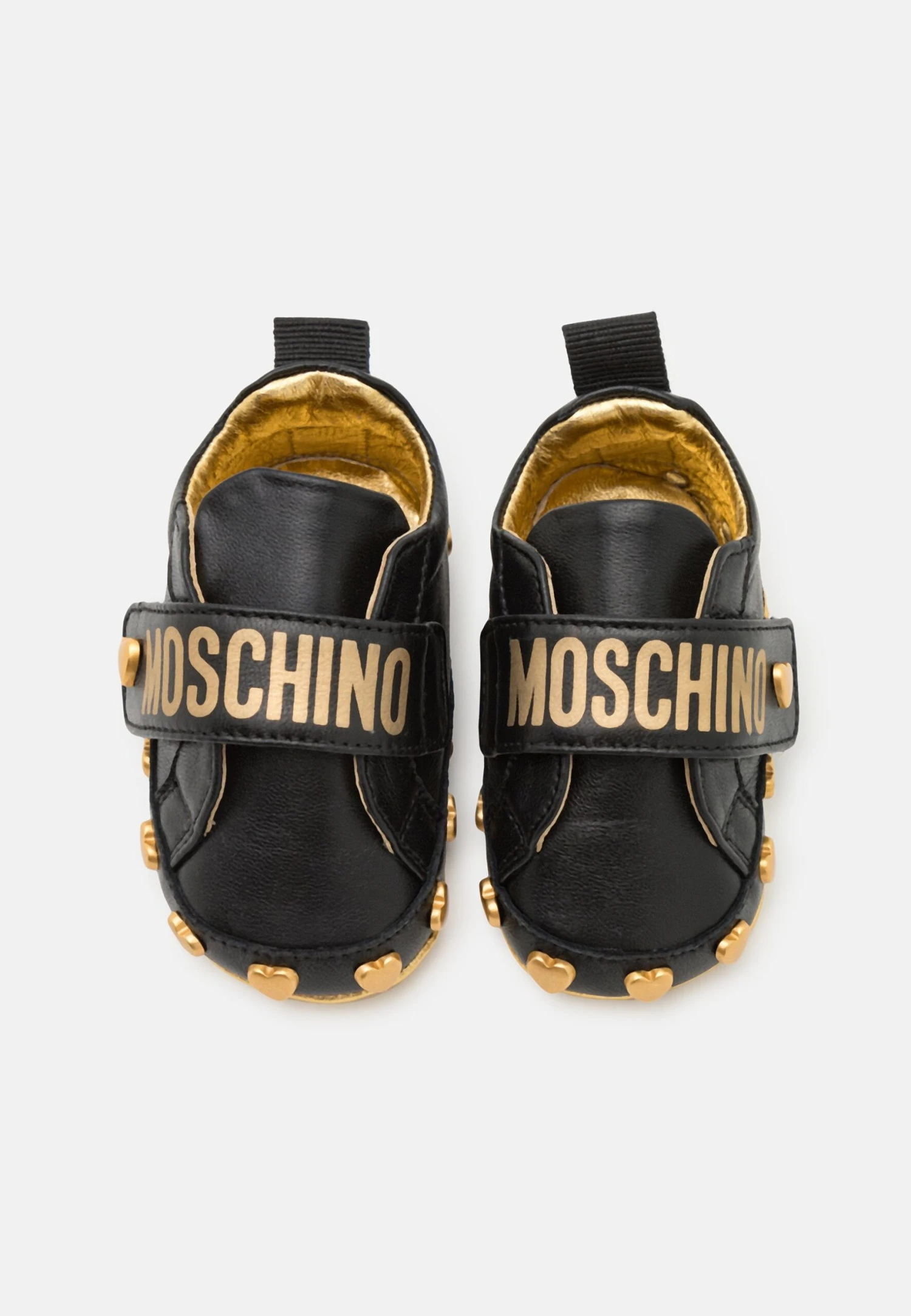 MOSCHINO Unisex - Babyschoenen - Black/Gold 6 MOSCHINO Unisex - Babyschoenen - Black/Gold - Afbeelding 4