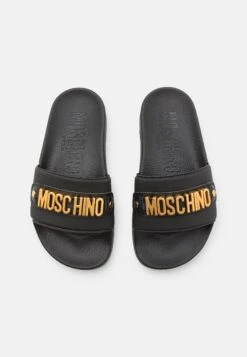 MOSCHINO Unisex - Muiltjes - Black/Gold 11 MOSCHINO Unisex - Muiltjes - Black/Gold -Algemene Winkel Voor Kindermode d499896773ba4f4a885f72911dafb490