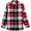 Koton Long Sleeve Plaid Button Closure - Overhemd - Red -Algemene Winkel Voor Kindermode e50ee51a7d3d4d6fa4a2430a8b5b4a9b