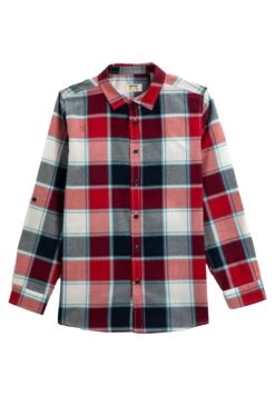 Koton Long Sleeve Plaid Button Closure - Overhemd - Red