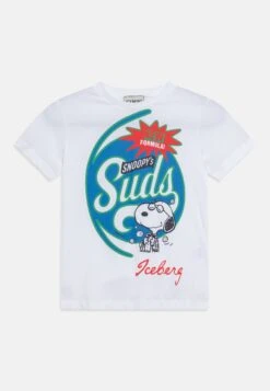 Iceberg Peanuts- T-Shirt Print - White
