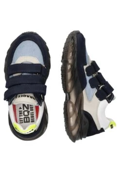 David Delhi - Sneakers Laag - Blauw/Beige -Algemene Winkel Voor Kindermode f914d57370834260820a77648d605450