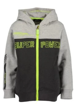 Blue Seven Future Car - Sweater Met Rits - Dk Grau